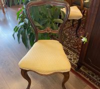 Rosewood balloon back chair.
